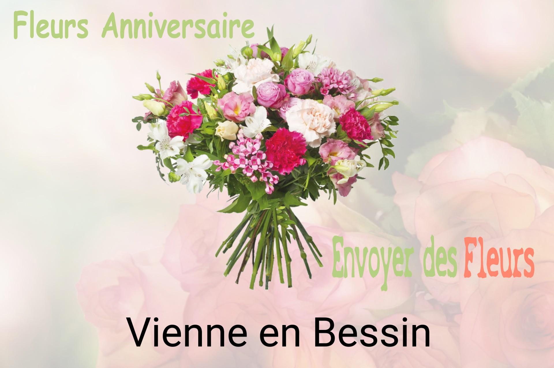 Bouquet de fleurs d’anniversaire livré à Vienne-en-Bessin